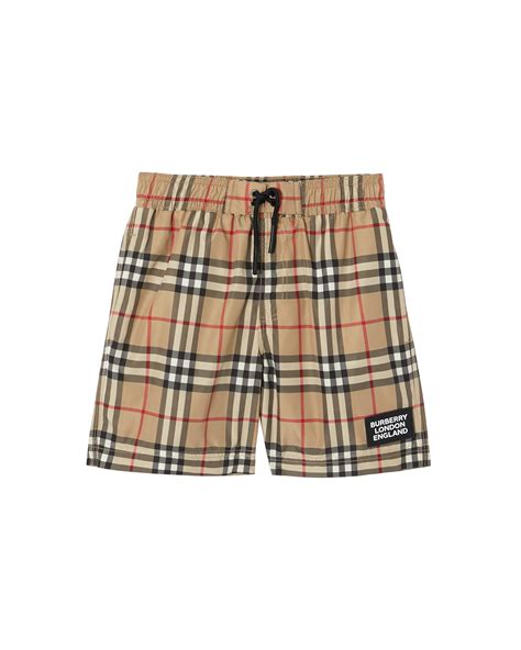 burberry swim trunks boys|boys designer swim shorts sale.